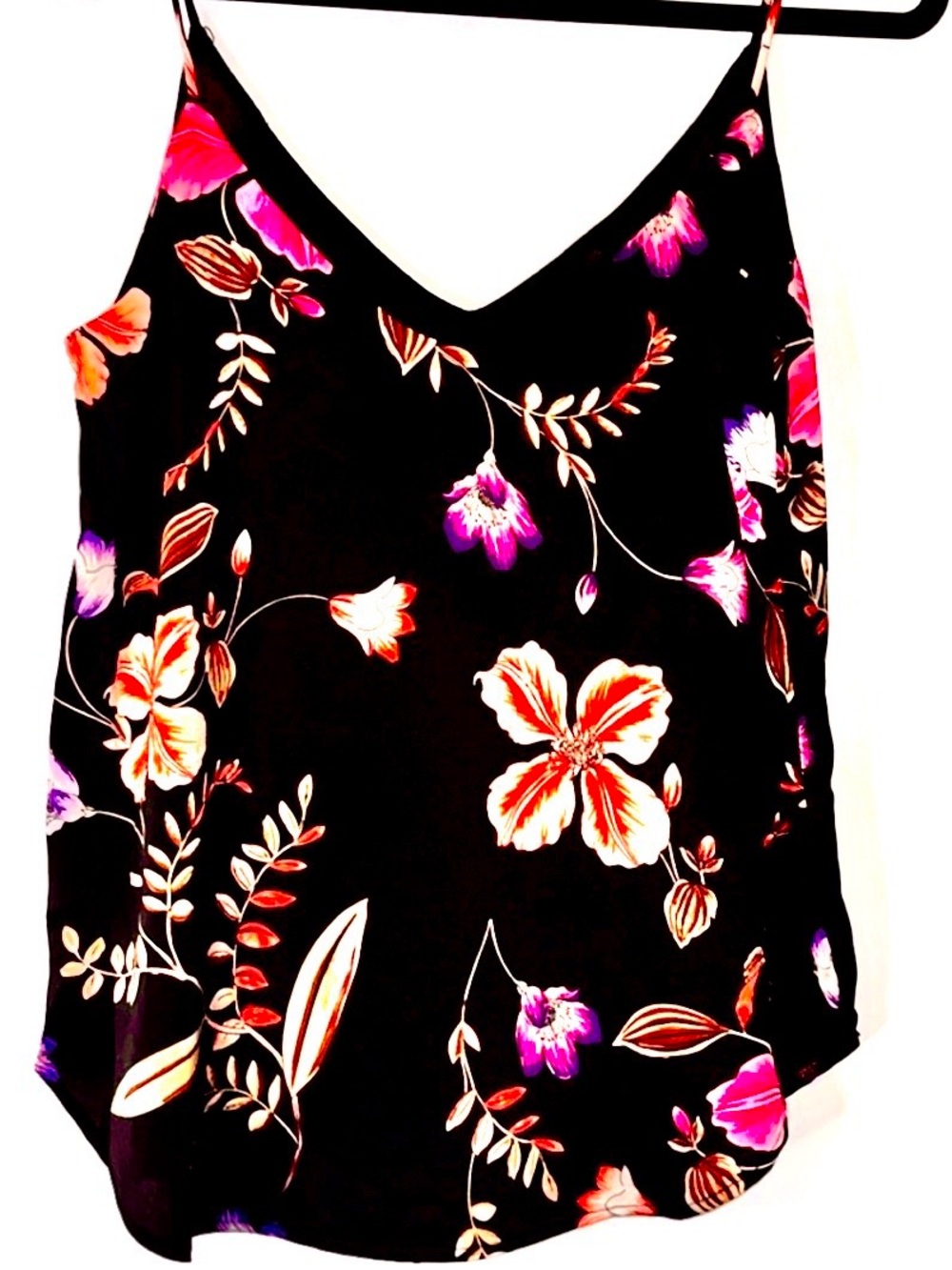Philosophy Sleeveless Blouse/ Camisole Floral Black Floral
Colorful Flowers Sz M